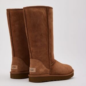 UGG Tall Suede Boots in Chestnut Brown